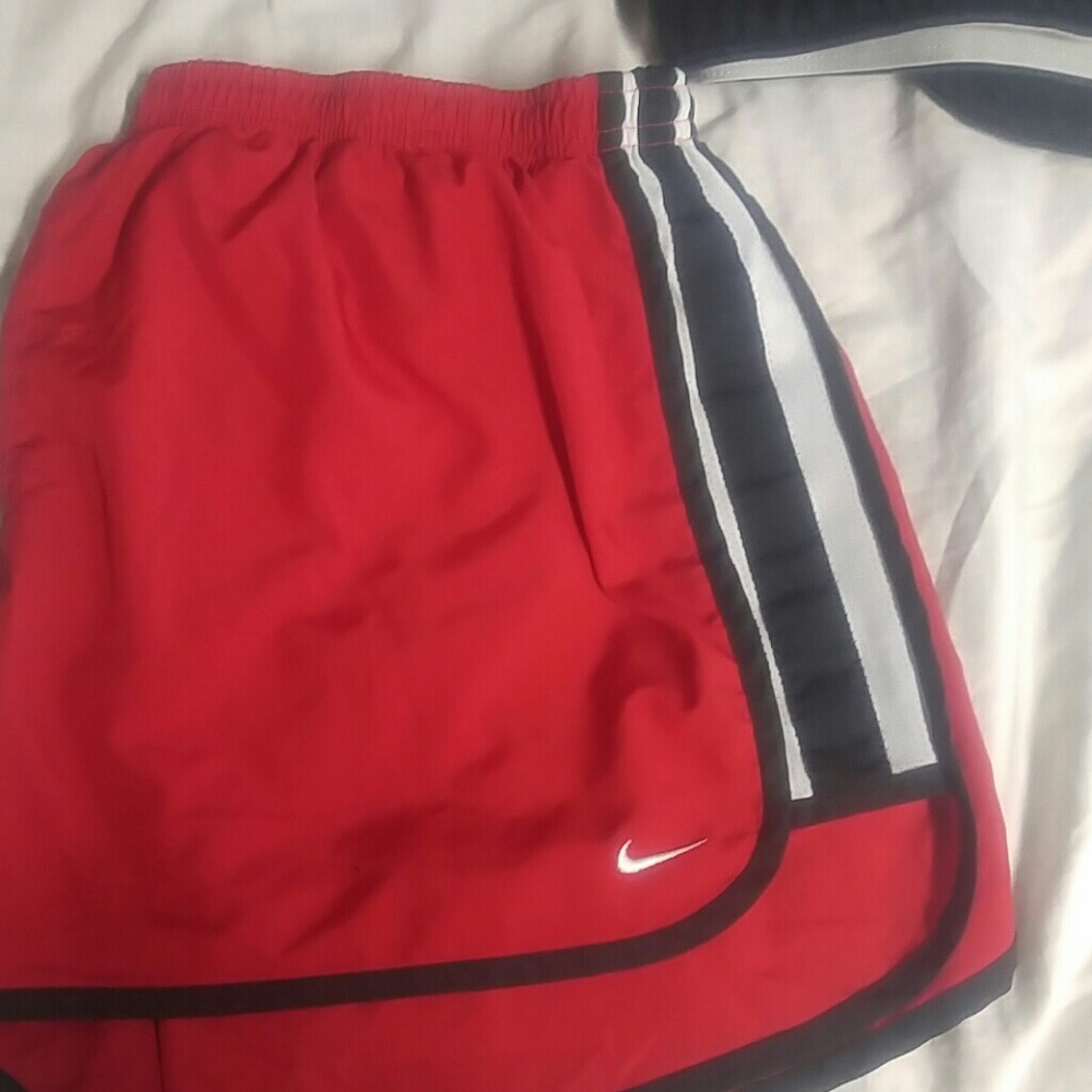 Red shorts